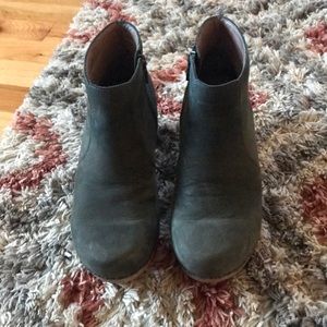 Dansko olive green Maria bootie
